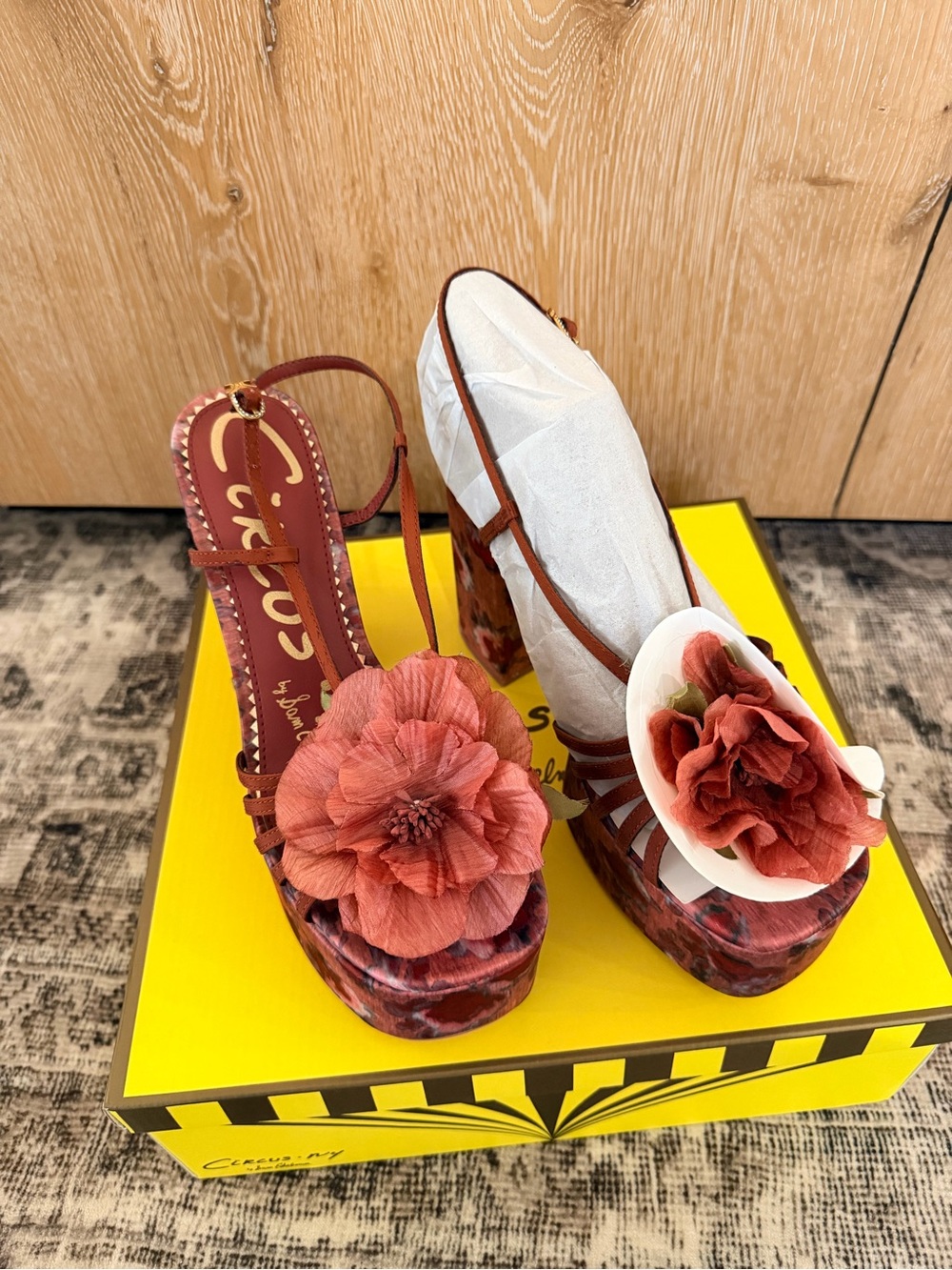 Circus NY by Sam Edelman…Sienna Flower, Merlot. NEW, Sz 9.5